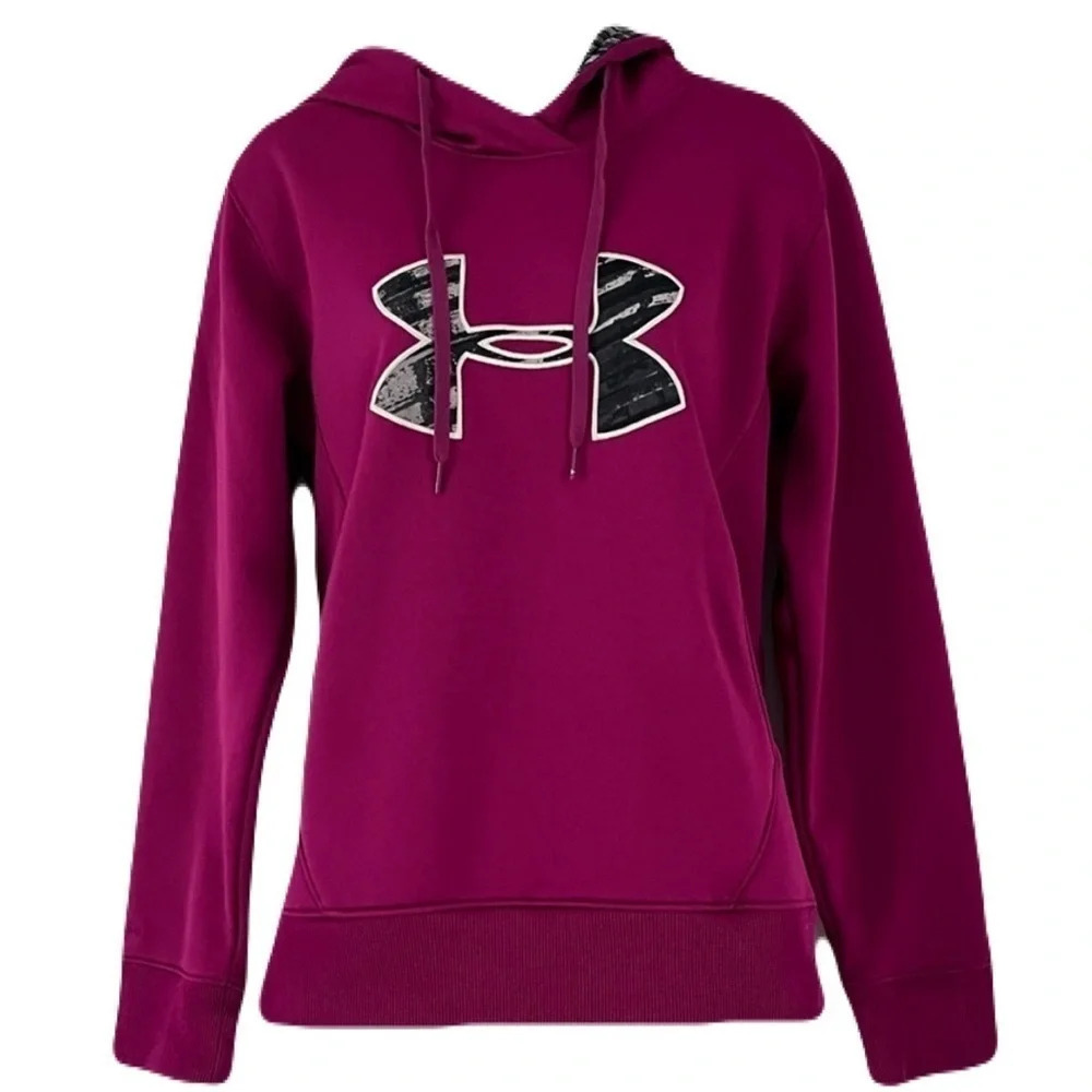 Under Armour/ Purple/ Eggplant/ fleece lined hoodie/  See measurements